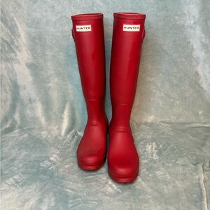 Hunter Red Tall Boots